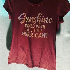 Sunshine with a little bit of hurricane